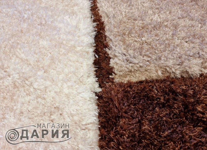 Тъкан килим 3D SHAGGY GRANDE 720 brown n